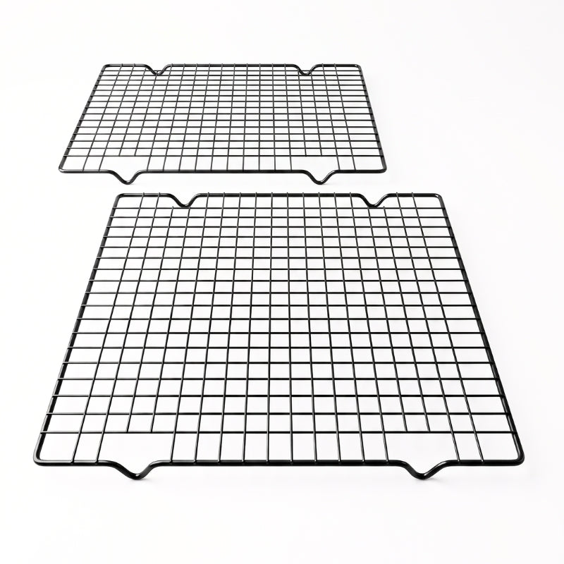 Pack 2 Rejillas Enfriadoras para Tortas, Galletas y Bizcochos 28 × 26 cm