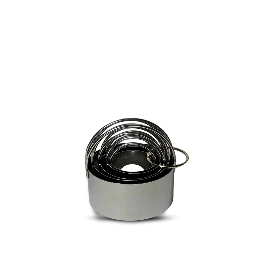 Pack 5 cortadores redondos  acero inoxidable 🔥🔥