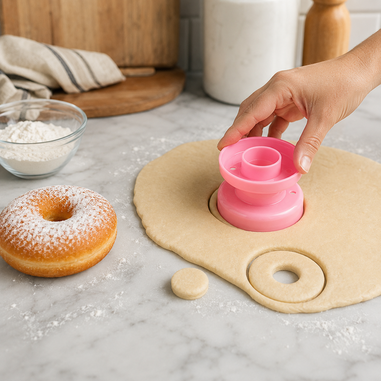Cortador de Donas Acrílico 8 cm