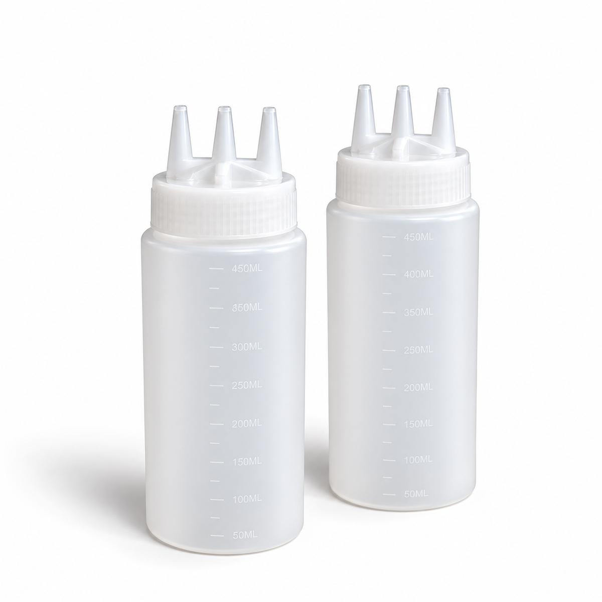 Botella para Almíbar y Repostería 450 ml – Pack 2