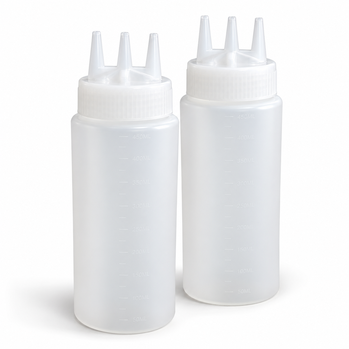 Botella para Almíbar y Repostería 450 ml – Pack 2