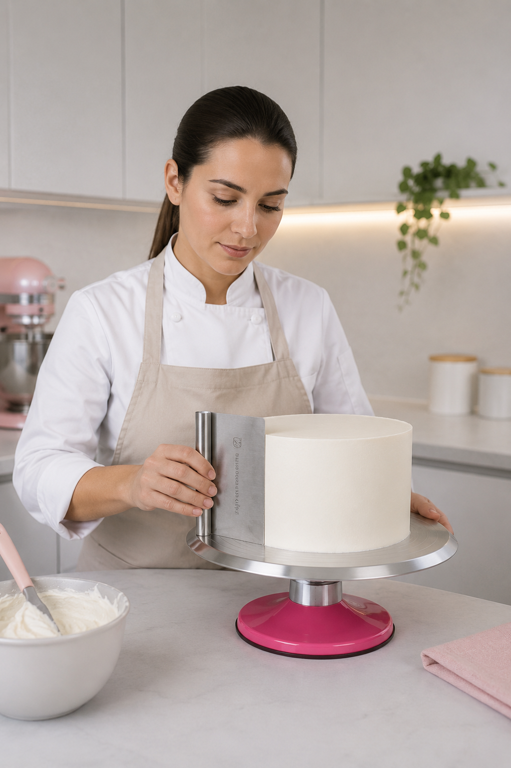 Alisador de Tortas Profesional Acero Inoxidable 15 cm