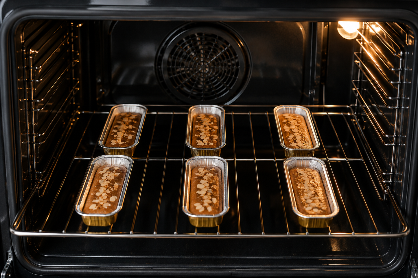 Molde Desechable de Aluminio Dorado con Tapa – Pack 6 Unidades
