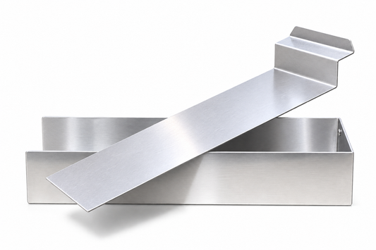 Molde para Tiramisú de Aluminio con Base Deslizante – 35 × 10 × 7 cm
